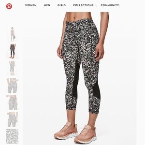 Lulu Lemon Pace Rival Crop 22"